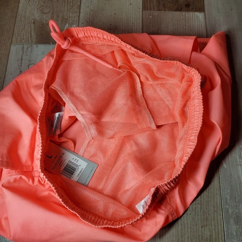 NWT Adidas Performance Solid Board Shorts Men's Swim Trunks Swim Shorts Neon